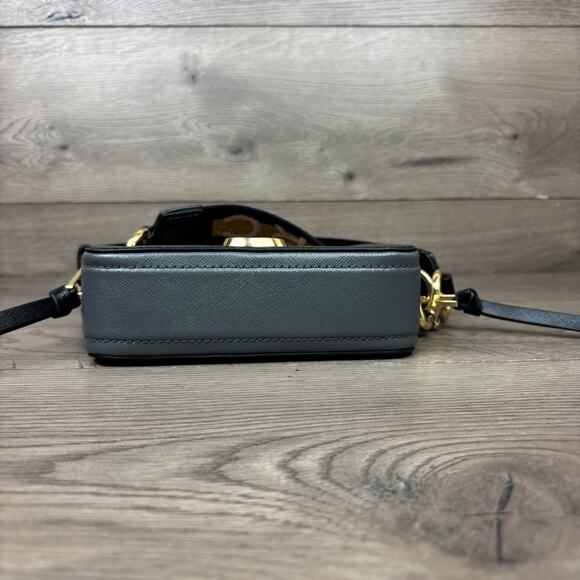 Marc Jacobs The Snapshot Shoulder Bag Leather Crossbody - Black Multi - Picture 8 of 11